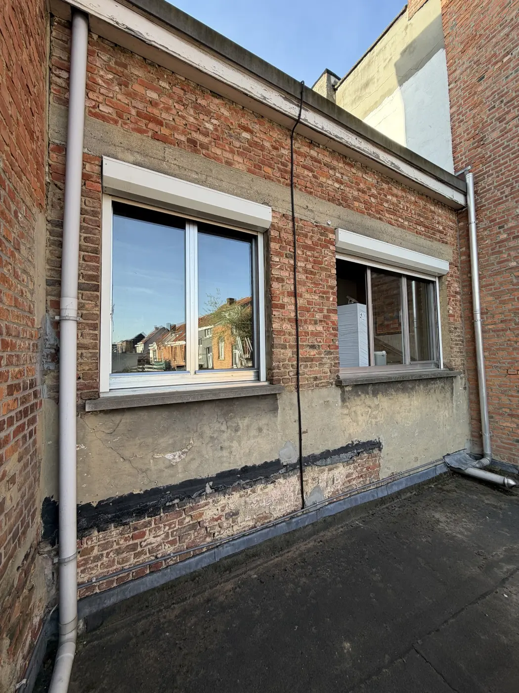 Gevel vóór de renovatie